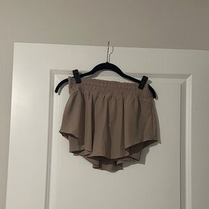 Under Armour Taupe Layered Ruffle Skort